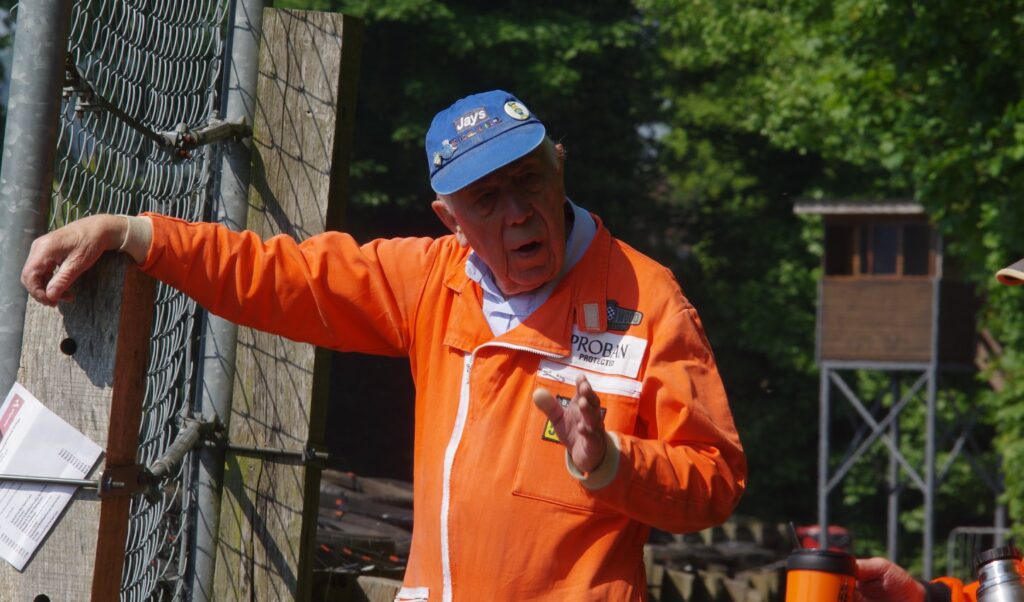 The late Don Hall was a motorsport marshal in his 90s